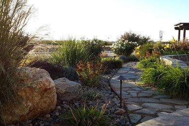 Design ideas for a rustic landscaping in Sacramento.