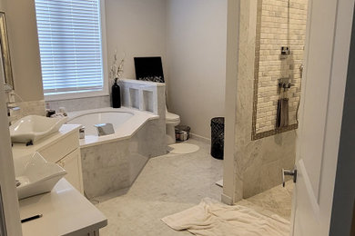 Northville Master Shower and Bathroom Floor (Marble)