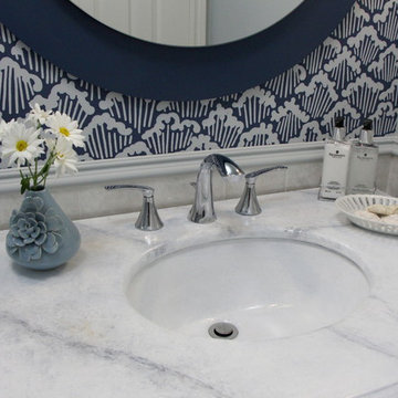 Sweet Blue Powder Room