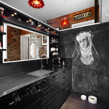 black kitchen