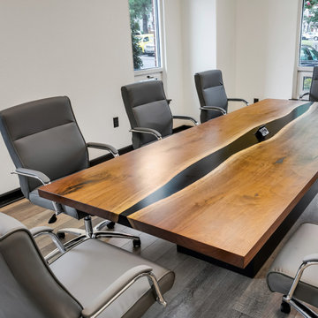 Walnut River Epoxy Conference Table
