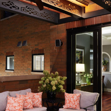 Cozy Indoor to Outdoor Rooftop Lounge