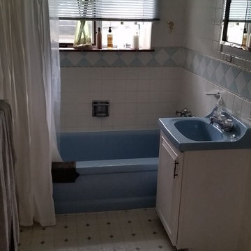 Painted Vinyl Windows Refresh a 50’s Ranch Home