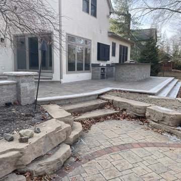 Custom Outdoor Kitchen & Patio Transformation | Gahanna, Ohio