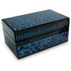 Blue Thai Fantasy Lacquered Wood Box