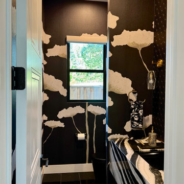 Rebel Walls Wallpaper Installation in Restroom