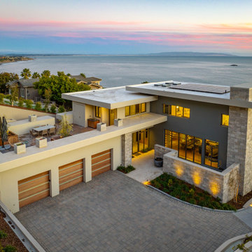 The Bluff house back view facing the ocean in Pismo Beach