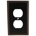 Cosmas - Cosmas Decorative Wall Plates/Outlet Cover, Oil Rubbed Bronze, 65000 Series - Heavy duty cast metal contruction