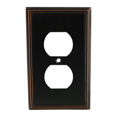 Traditional Switch Plates and Outlet Covers | Houzz - Cosmas - Cosmas Decorative Wall Plates/Outlet Cover, Oil Rubbed Bronze,  65000 Series