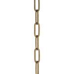Progress Lighting - 48" 9-gauge Square Profile Lighting Accessory Chain, Gold Ombre - Customize your lighting design with the 48-Inch Gold Ombre Square Profile Accessory Chain ideal for a variety of style settings.