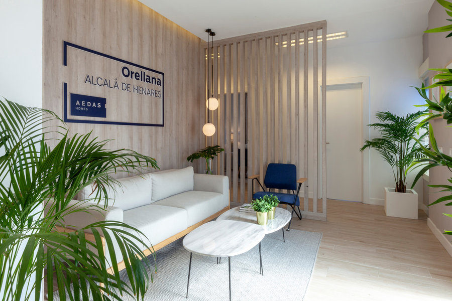 AEDAS HOMES piso piloto promoción Orellana y oficinas