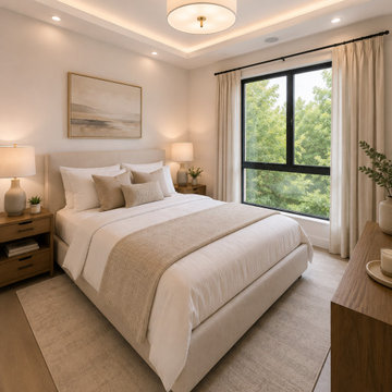 Guest Bedroom with Boutique Hotel Styling