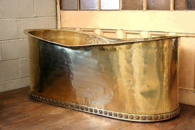 Antique Brass Bath