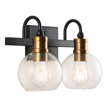 iron black bathroom light fixtures