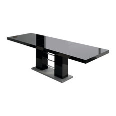 Linosa Extendable Dining Table, Black