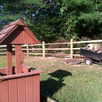 Wolcott Rustic Split Rail Fence