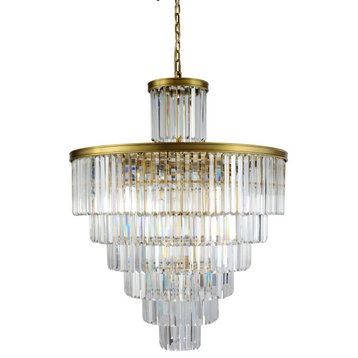 Artistry Lighting Edgewood Collection Hanging Crystal Chandelier 32x40