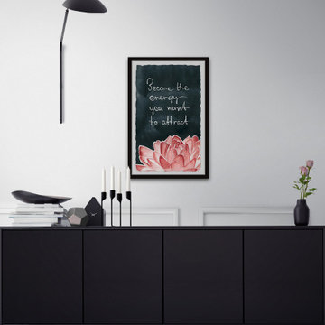"Become the Energy X" Framed Painting Print