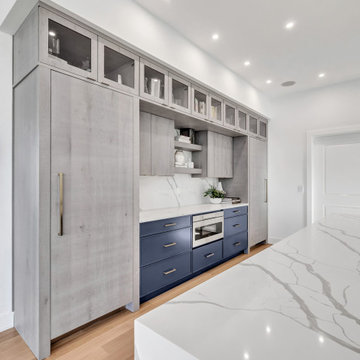 Euro Sawn Oak Contemporary Kitchen