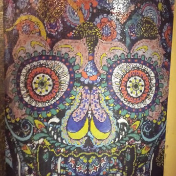 Restaurant Skull Mosaic