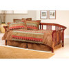 Hillsdale 287DBLHTR Dorchester Daybed, With Suspension Deck and Trundle, Brown