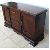 Visalia Rustic Solid Wood Handcrafted 4 Drawer Large Sideboard Cabinet
