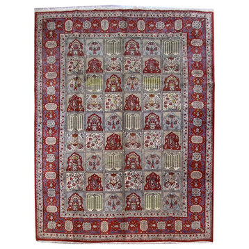 Consigned, Persian Rug, 10'x13', Handmade Wool Isfahan