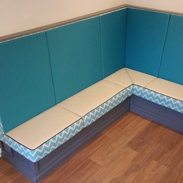 Unique corner bench seat