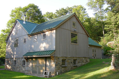 Mountain style garage photo in New York