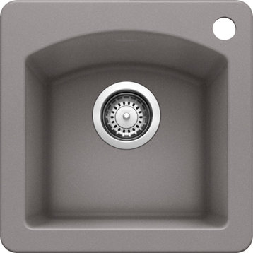 Blanco Diamond 15" Drop-In or Undermount Single Basin SILGRANIT Kitchen Bar Sink