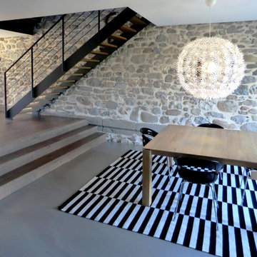 Escalier style industriel Loft