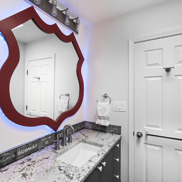 Route 66 Themed Bathroom
