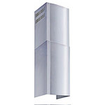 Winslyn Industries - Winflo Chimney Extension for Wall-Mount Range Hood, Stainless Steel - This retractable, adjustable 2 piece-built chimney extension kit will allow Winflo WR001xxx series wall mount range hood to mount on 9 ft. to 11 ft. ceiling. The extension kit includes an upper and lower chimney that replaces the original chimney set and is adjustable/retractable according to your needs. The matching premium stainless steel surface with curve edges complements your kitchen design.