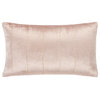 Safavieh Gressa Pillow, Blush, 20"x12"