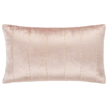 Safavieh Gressa Pillow, Blush, 20"x12"