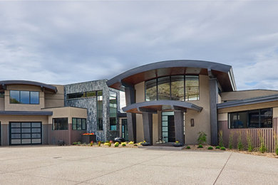 Trendy home design photo in Vancouver
