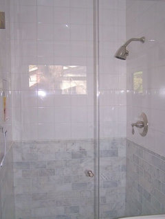 Mixing Porcelain With Marble Houzz Mixing Porcelain With Marble Houzz