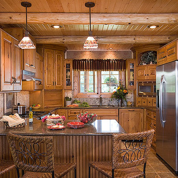 Log Home Kitchens