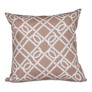 Know The Ropes, Geometric Print Pillow, 26