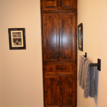 Kenney Full House Remodel (master bathroom linen cabinet)