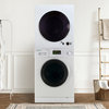 Equator Digital Touch Apartment 110V Set 18lbs Washer+Vented 3.5cf Auto/Time Dry