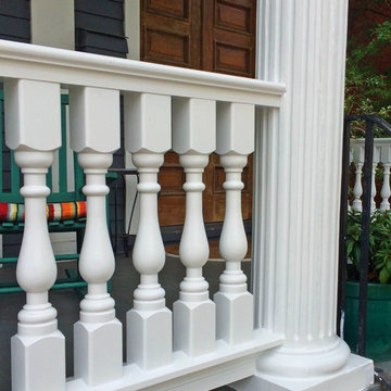 New Railing System on Existing Porch in Norfolk, VA
