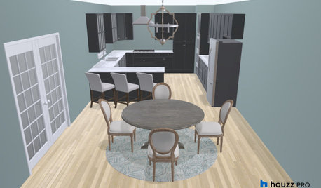 Houzz Pro Contest Winner’s 3D Kitchen Design Really Pops