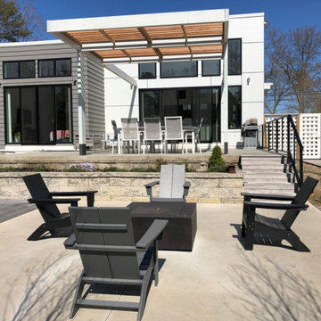 Modern Pergola Design, Miller Place, NY