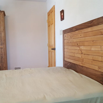 Rustic Bed with drawers