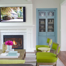 Creekside living room/fireplace