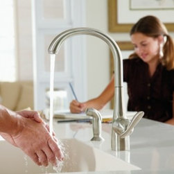 Moen Arbor Classic stainless one-handle high arc kitchen faucet - Kitchen Faucets