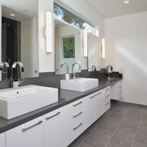  Gray  And White Bathroom  Houzz 