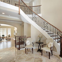 Wrought iron railings