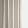 Italian Faux Linen Curtain Single Panel, Parchment Cream, 50"x108"